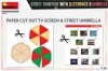 MiniArt 35647 STREET FURNITURE WITH ELECTRONICS & UMBRELLA 1/35